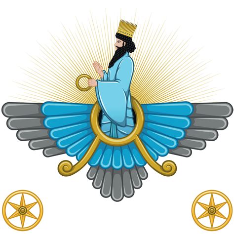 Zoroastrian Symbol Design 25750100 Vector Art at Vecteezy