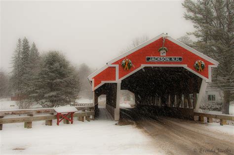 Jackson NH Covered Bridge Photograph by Brenda Jacobs | Fine Art America