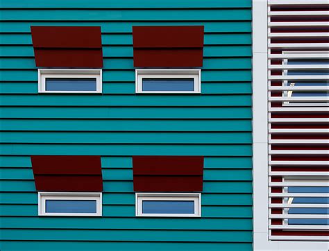 Wallpaper : blue, architecture, structure, facade, line, symmetry, siding, elevation, pattern ...