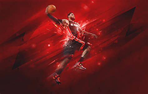 Wallpaper Red, Miami, Sport, Basketball, Miami, NBA, LeBron James, Heat ...