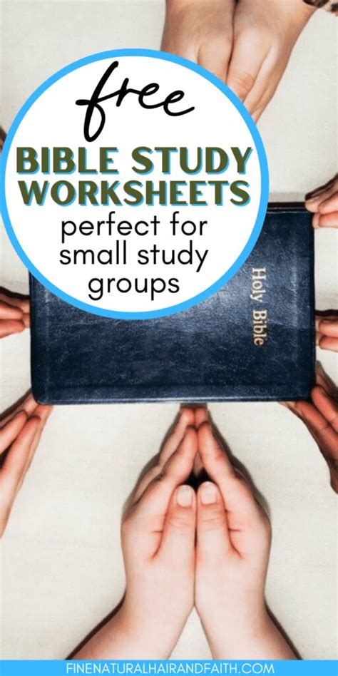 free-bible-study-worksheets : Fine Natural Hair and Faith