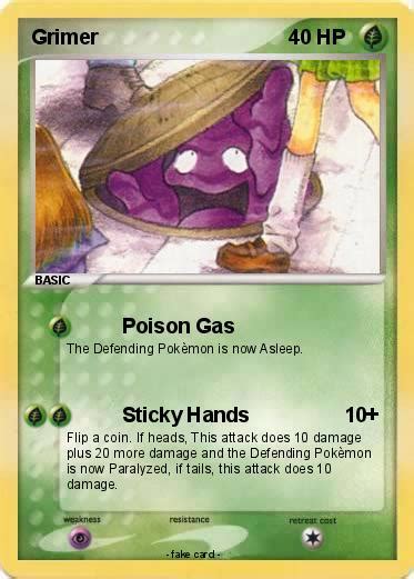 Pokémon Grimer 49 49 - Poison Gas - My Pokemon Card