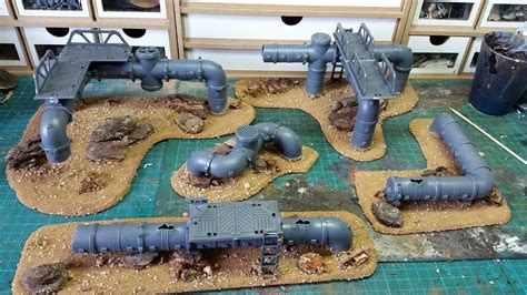 The Anarchy of Anton!: Mantic plastic pipe terrain for Gorkamorka / This is not a Test