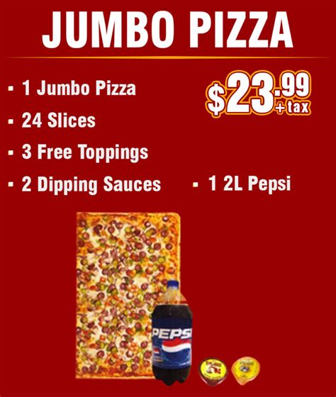 Jumbo-Pizza | 341 Pizza & Wings| Order Pizza Online, Pick Up & Delivery