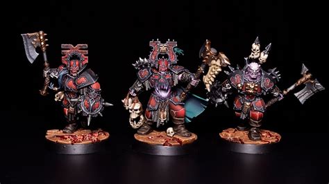 How To Paint Khorne Blood Warriors - Magores Fiends - Warhammer ...