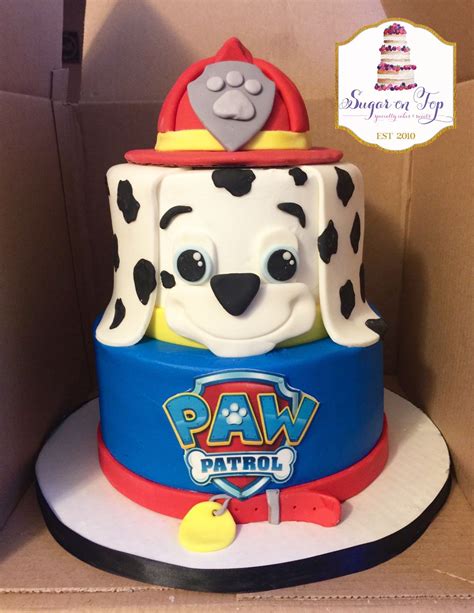 Paw Patrol Birthday Cake Ideas Paw Patrol Marshall Birthday Cake Facebooksugarontopcakes ...