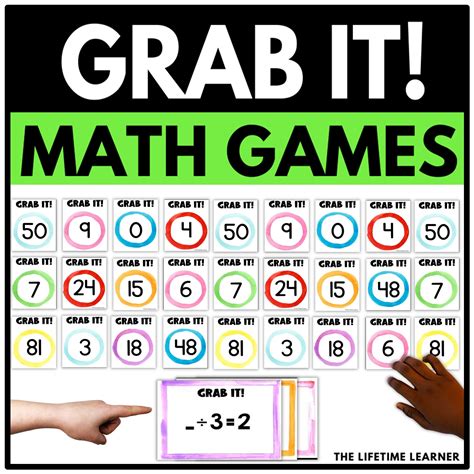 Fun Math Games for Elementary Students - The Lifetime Learner