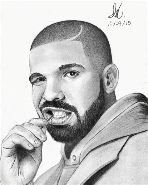 Drake Drawing Unique Drawings, Realistic Drawings, Cool Art Drawings ...