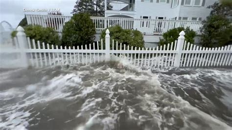 Video Tropical Storm Ophelia makes landfall - ABC News