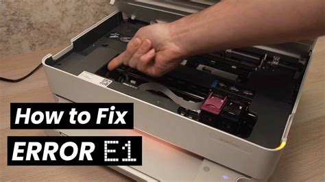 How to Fix ERROR E1 on HP Envy 6000 Series Printer (6452e , 6455e, 6400e, 6000 Pro.. ) - YouTube