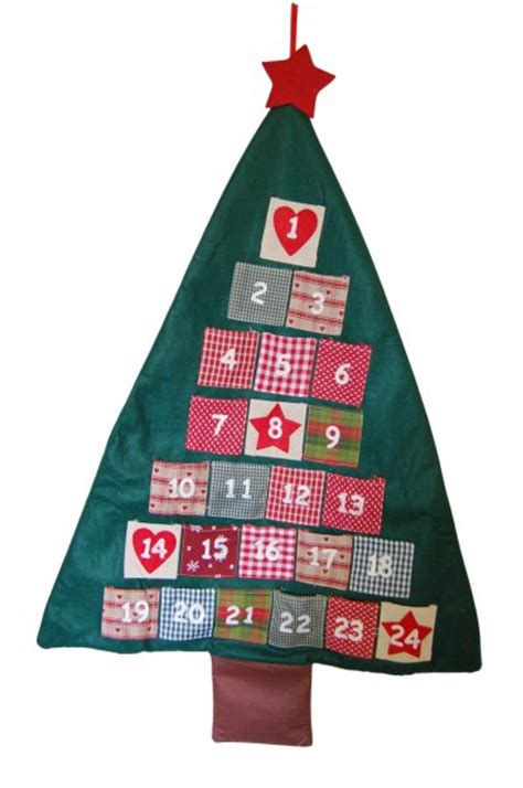 Heaven Sends Christmas Decoration Fabric Tree Advent Calendar