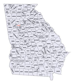 List of counties in Georgia (U.S. state) - Wikipedia