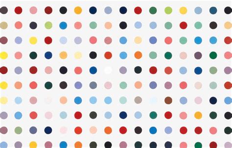 One of Damien Hirst's Famed Spot Painting Prints Was Separated into 88 ...