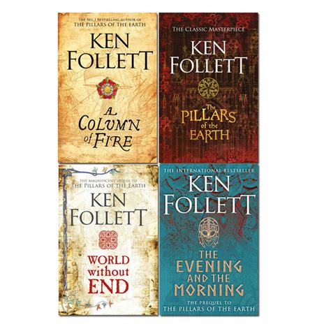 Kingsbridge Novels Collection 4 Books Set By Ken Follett (The Evening ...