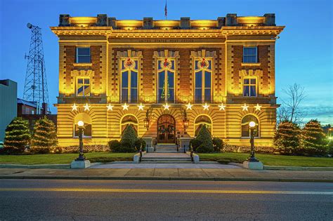 Bristol Post Office and Custom House at Christmas 5 Photograph by Greg Booher | Fine Art America