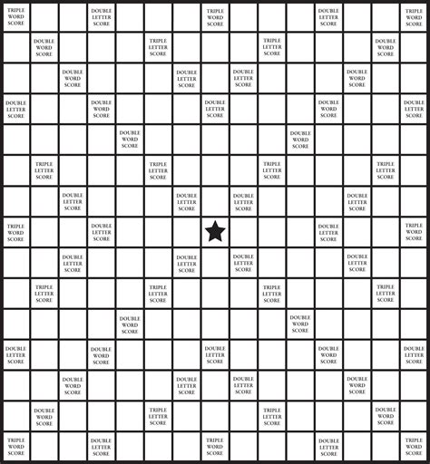 Blank+Scrabble+Board+Template+Printable Scrabble Board Game, Scrabble Letters, Scrabble Quilt ...