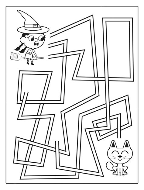 Premium Vector | Maze puzzle for kids Mixed way Coloring page for kids