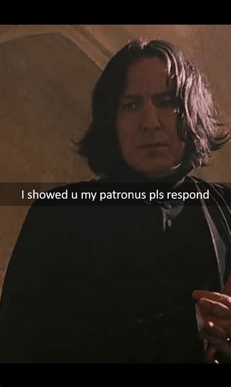 Snape after showing Lily his Doe : r/HarryPotterMemes