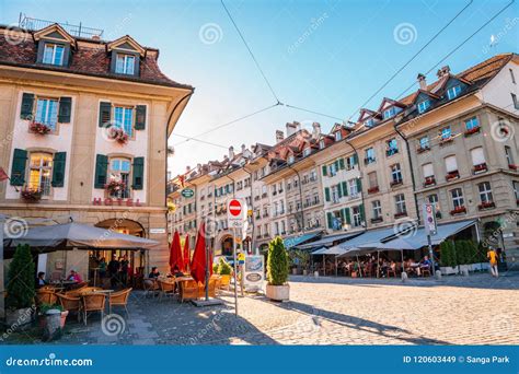 Bern Old Town Street in Switzerland Editorial Stock Image - Image of ...