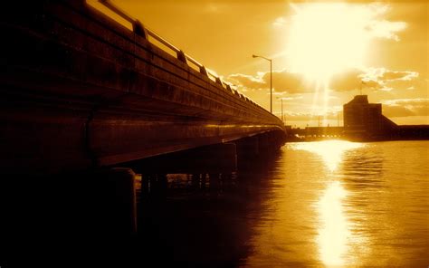 City, Street, Water, River HD wallpaper | Wallpaper Flare