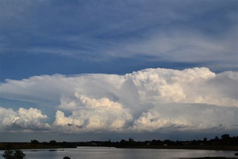 Stormy Backlit Panoramic Clouds & Distant Cumulus Clouds, 2013-08-08 ...