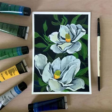 Flower Painting With Acrylic | Zieler How To Paint Flowers