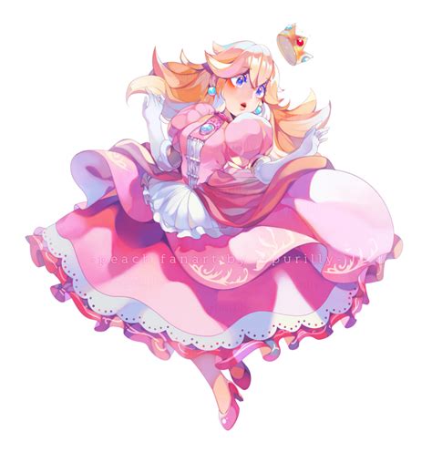 Princess Peach Cute Fan Art