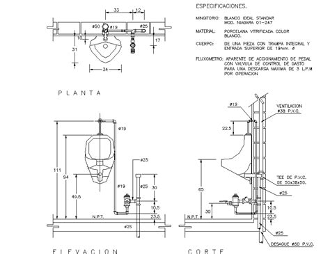 【CAD Details】Urinal Basin CAD Details | lupon.gov.ph