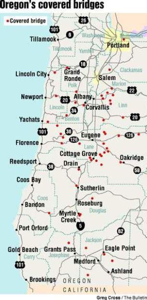 Where to find covered bridges in Oregon...there are so many bridges to visit in Oregon ...