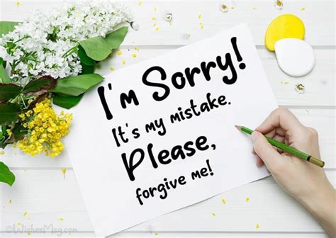 100+ Sorry Messages and Apology Quotes | WishesMsg