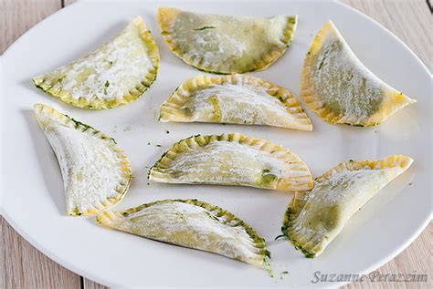 Fried Agnolotti with Spinach and Cream Cheese Filling