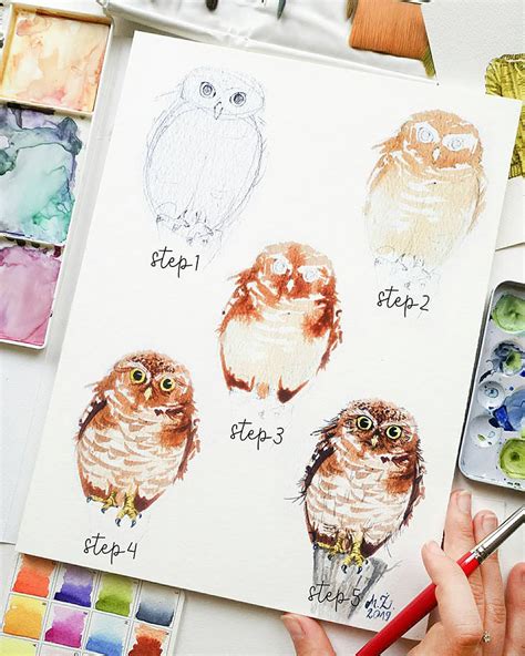 21 easy step by step watercolor tutorials for beginners – Artofit