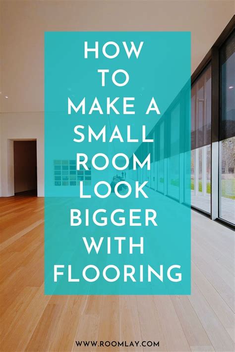 How to Make a Small Room Look Bigger With Flooring | Luxury vinyl tile flooring, Tile floor ...