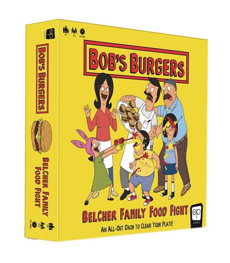 Bobs Burgers Belcher Family Food Fight Board Game | ComicHub