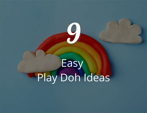 9 Play Doh Ideas Easy (Fun Playdough Activities for Kids) - CraftyThinking