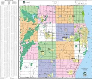 TheMapStore | Sheboygan County Wall Map