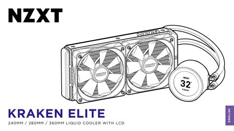 NZXT Kraken Elite 240-360 Liquid Cooler with LCD | Product Manual and ...