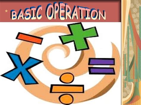 Basic operations in Mathematics