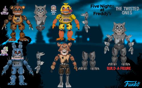 FNaF Twisted Ones Action Figures Wave (Edit) : r/fivenightsatfreddys