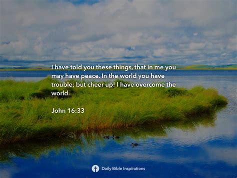 John 16:33 | Daily Bible Inspirations