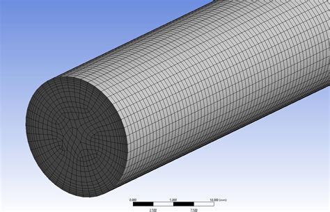 Turbulent flow simulation in a long pipe