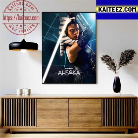 Rosario Dawson As Ahsoka Tano In Star Wars Ahsoka Art Decor Poster ...