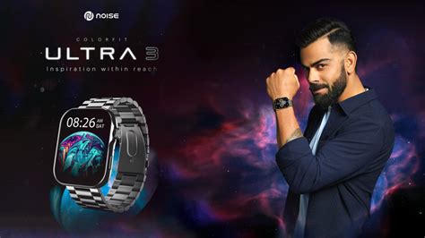 Noise ColorFit Ultra 3 Smartwatch with 1.96" AMOLED Display, BT Calling