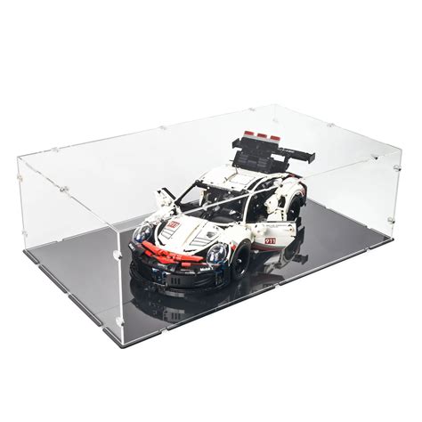 XL Acrylic Display Case for LEGO Technic Porsche 911 RSR | iDisplayit