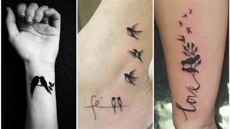 Cute Love Birds Tattoos For Girls 2024 | Love Birds Tattoo Designs For ...