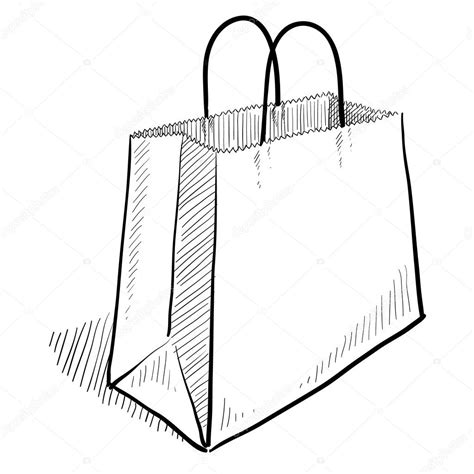 Shopping bag sketch Stock Vector Image by ©lhfgraphics #14134849