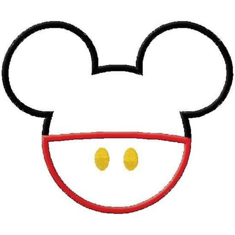 Mickey ears outline clip art - ClipArt Best - ClipArt Best