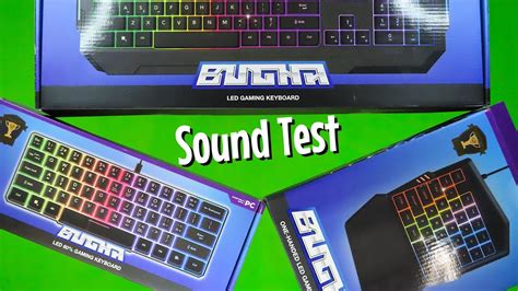 Bugha Triple Keyboard Sound Test (No Talking) | Five Below Keyboard ...