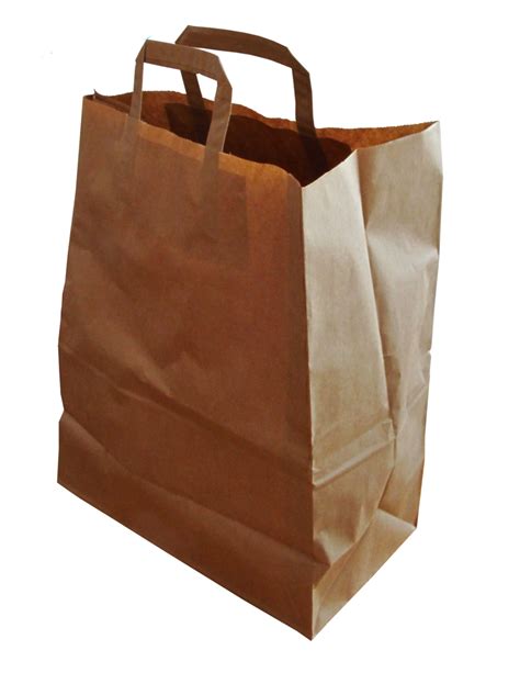 Paper shopping bag PNG image