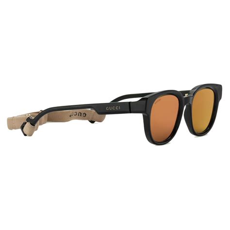 Gucci - Round Frame Sunglasses - Black Burgundy Pink - Gucci Eyewear ...